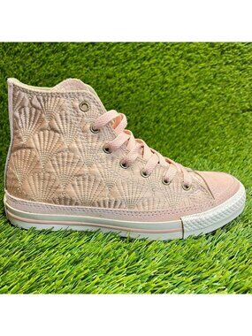 Converse Chuck Taylor All Star Womens Size 5.5 Pink Walking Shoes Sneakers